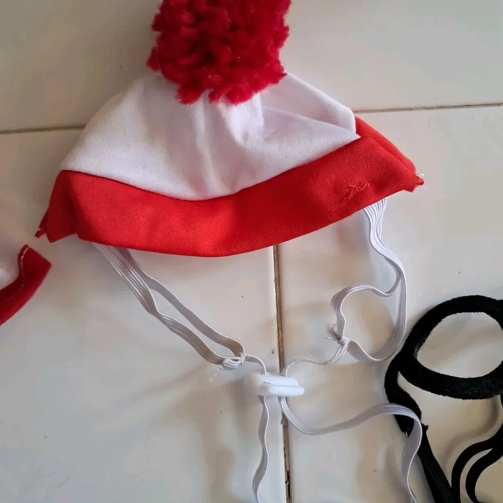 Where's Waldo: Waldo Pet Costume for Dogs or Cats by Rubies, XS